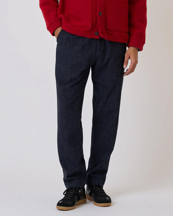 Military Chino - Brushed Indigo Denim