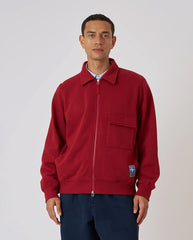 Tyler sweat Jacket - Red