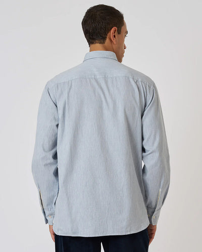 Square Pocket Shirt - Blue