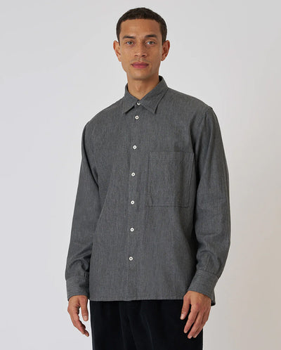 Square Pocket Shirt - Charcoal