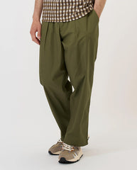 OXFORD PANT - Olive Broadcloth