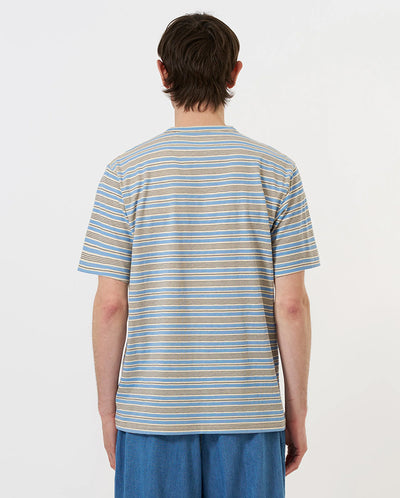 CORE TEE - PALE BLUE Stripe