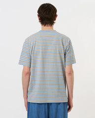 CORE TEE - PALE BLUE Stripe