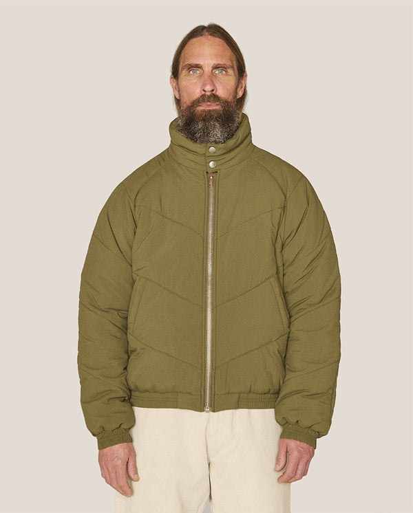 Kool Herc Puffer Jacket OLIVE