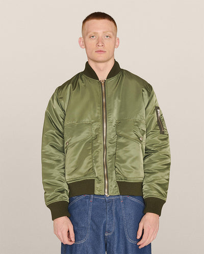 Bros Bomber Jacket OLIVE