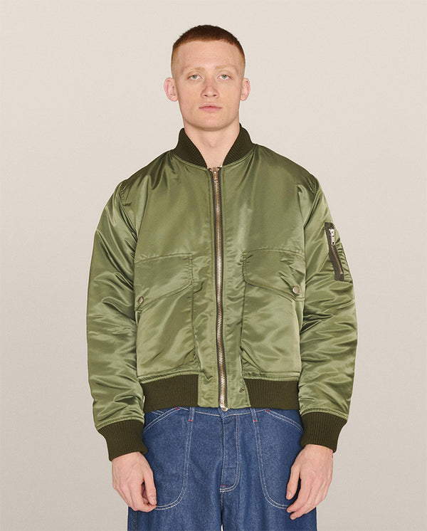 Bros Bomber Jacket OLIVE