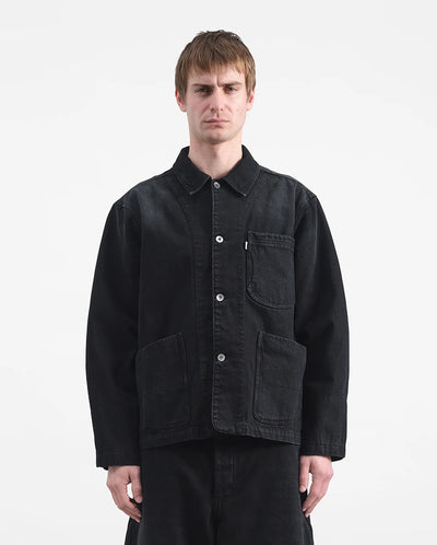 CONSTRUCTION JACKET - CHARCOAL DENIM