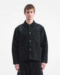 CONSTRUCTION JACKET - CHARCOAL DENIM