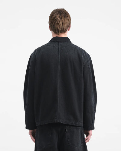 CONSTRUCTION JACKET - CHARCOAL DENIM