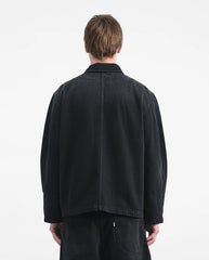 CONSTRUCTION JACKET - CHARCOAL DENIM