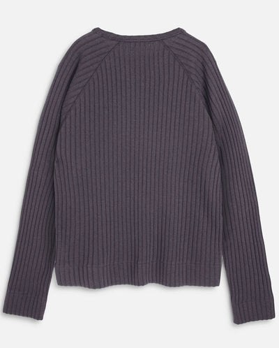 RAGLAN TOP - CHARCOAL