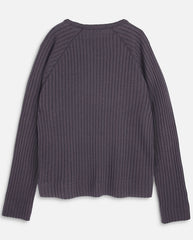 RAGLAN TOP - CHARCOAL