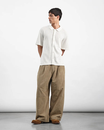 Malick Pointelle Shirt - White
