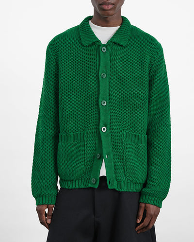 BAKER CARDIGAN - GREEN