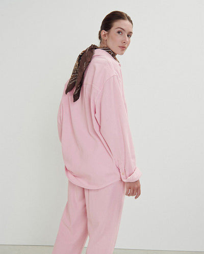 Padow Cord Shirt Sugared Almond
