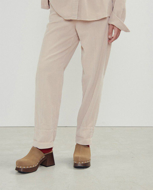 Padow Cord Trouser - Ecru