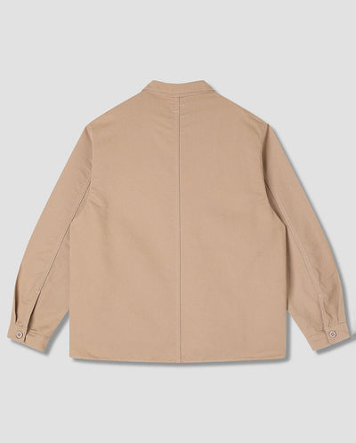 PAINTERS POP OVER SHIRT - KHAKI BEDFORD