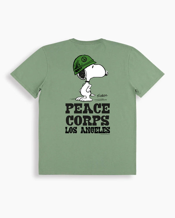 Peace Corps Snoopy Tee OLIVE