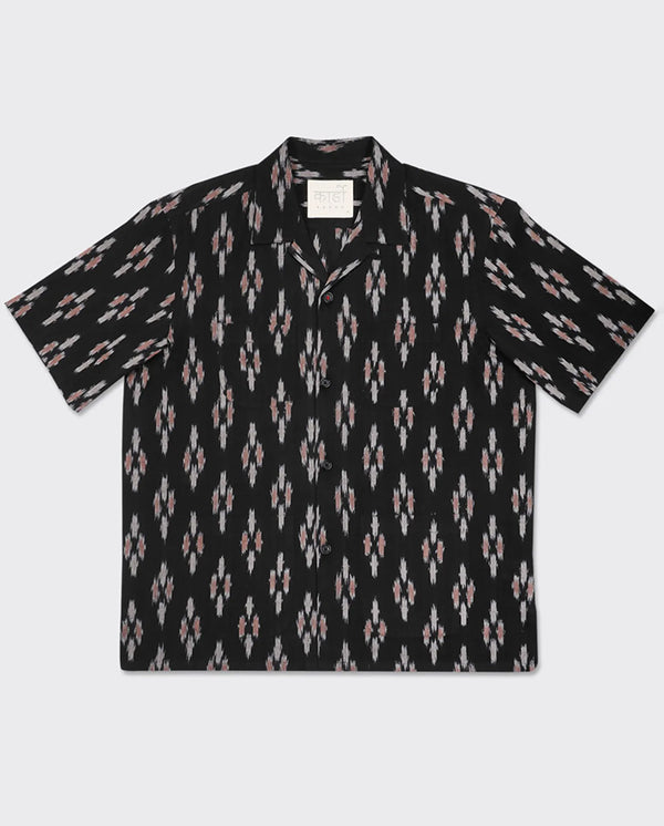 Pedro Shirt - Ikat Black
