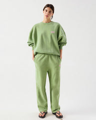 Plizzy Crew Neck Sweat - Vintage Citronella