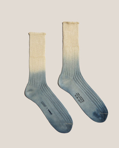 Double Face Socks BLUE