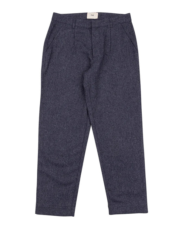 Signal Pants Navy Wool Melange