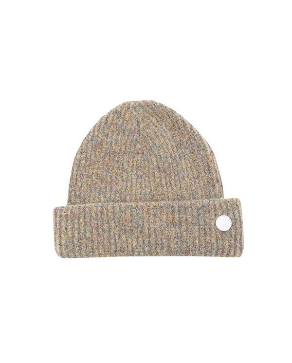 Chain Rib Beanie Sage Mohair