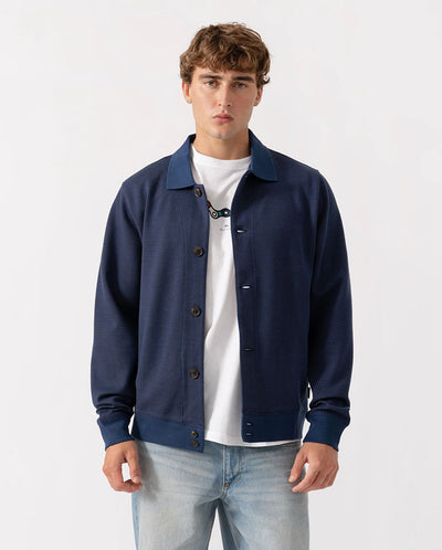 MENS CASUAL FIT CARDIGAN - Indigo