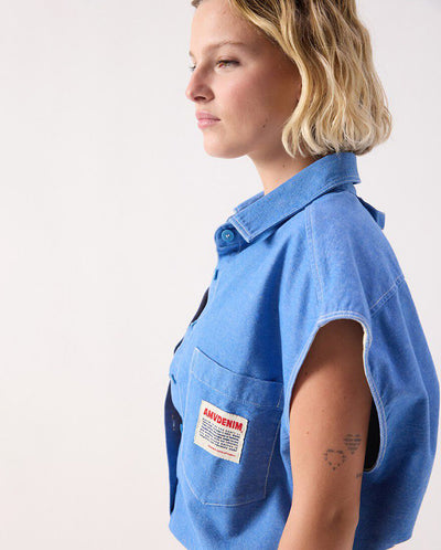 Pusway Cotton Gilet - Waterfall
