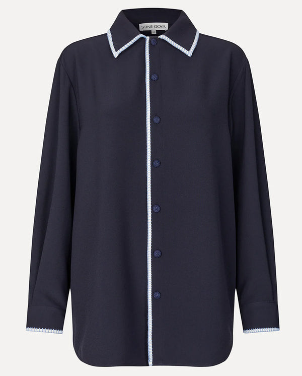 Pocket Oversized Shirt - Night