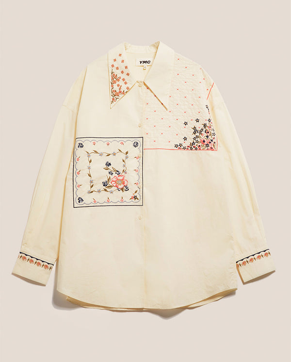 Lena Embroidered Shirt ECRU