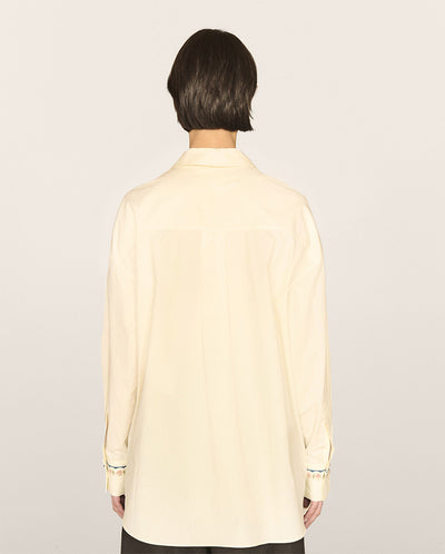 Lena Embroidered Shirt ECRU