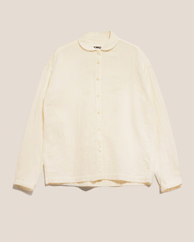 Marianne Double Cloth Shirt Off White