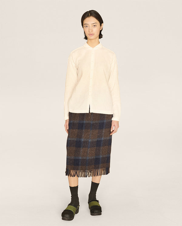 Marianne Double Cloth Shirt Off White