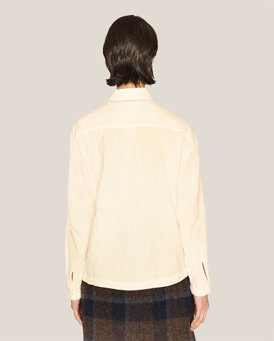 Marianne Double Cloth Shirt Off White