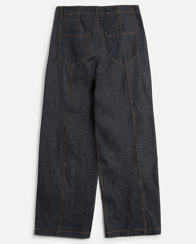 DISPLACED SEAM JEAN- INDIGO