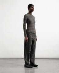 Twisted Seam Jean - Charcoal Denim