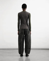 Twisted Seam Jean - Charcoal Denim