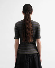 Charlotte Stripe Tee Grey/Stripe