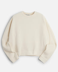 Almost Grown Waffle Sweat - Off White