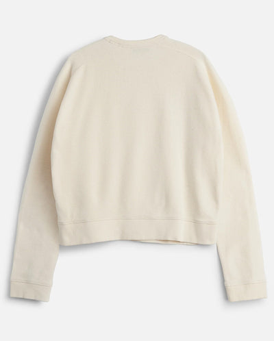 Almost Grown Waffle Sweat - Off White