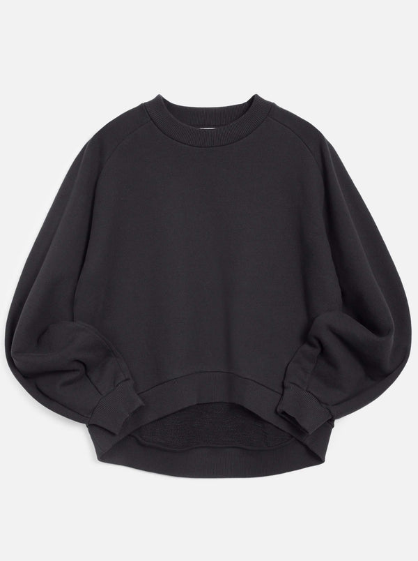 BELLOW SLEEVE SWEATSHIRT - Black