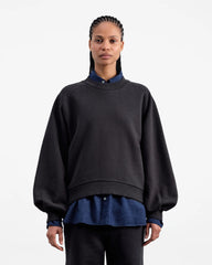 BELLOW SLEEVE SWEATSHIRT - Black