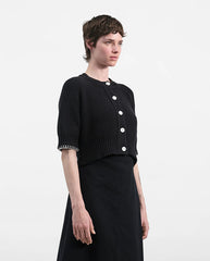 Kwai Knit Cardigan - BLACK