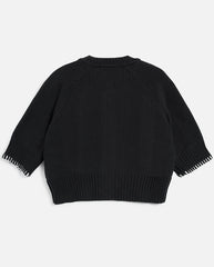 Kwai Knit Cardigan - BLACK