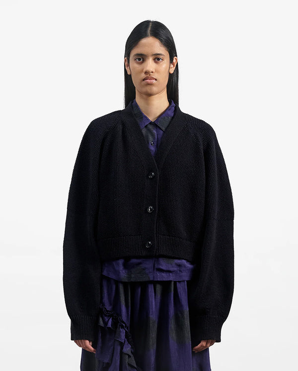 Computer Cardigan - Black