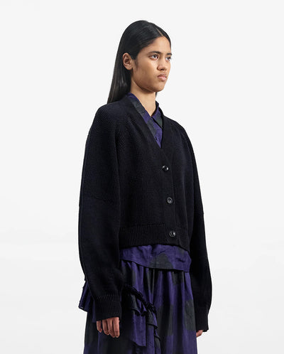 Computer Cardigan - Black