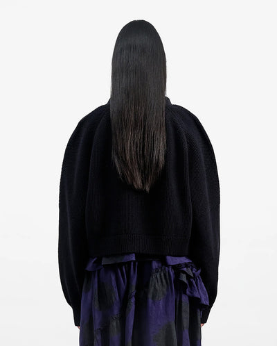 Computer Cardigan - Black