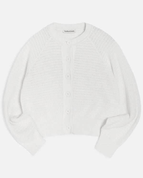 Foxtail Cardigan - Off White
