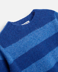 Jets Crew Stripe Knit - Blue
